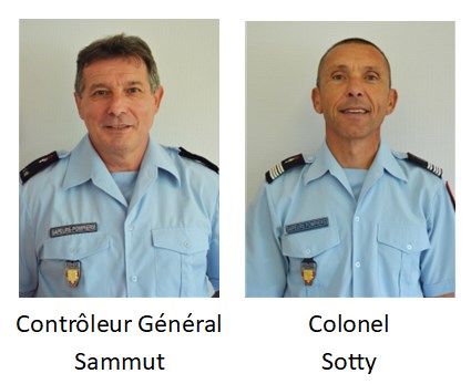 Directeur et directeur adjoint du SDIS84