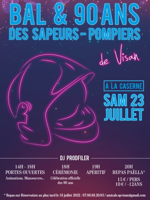 affiche bal visan 23 juillet22