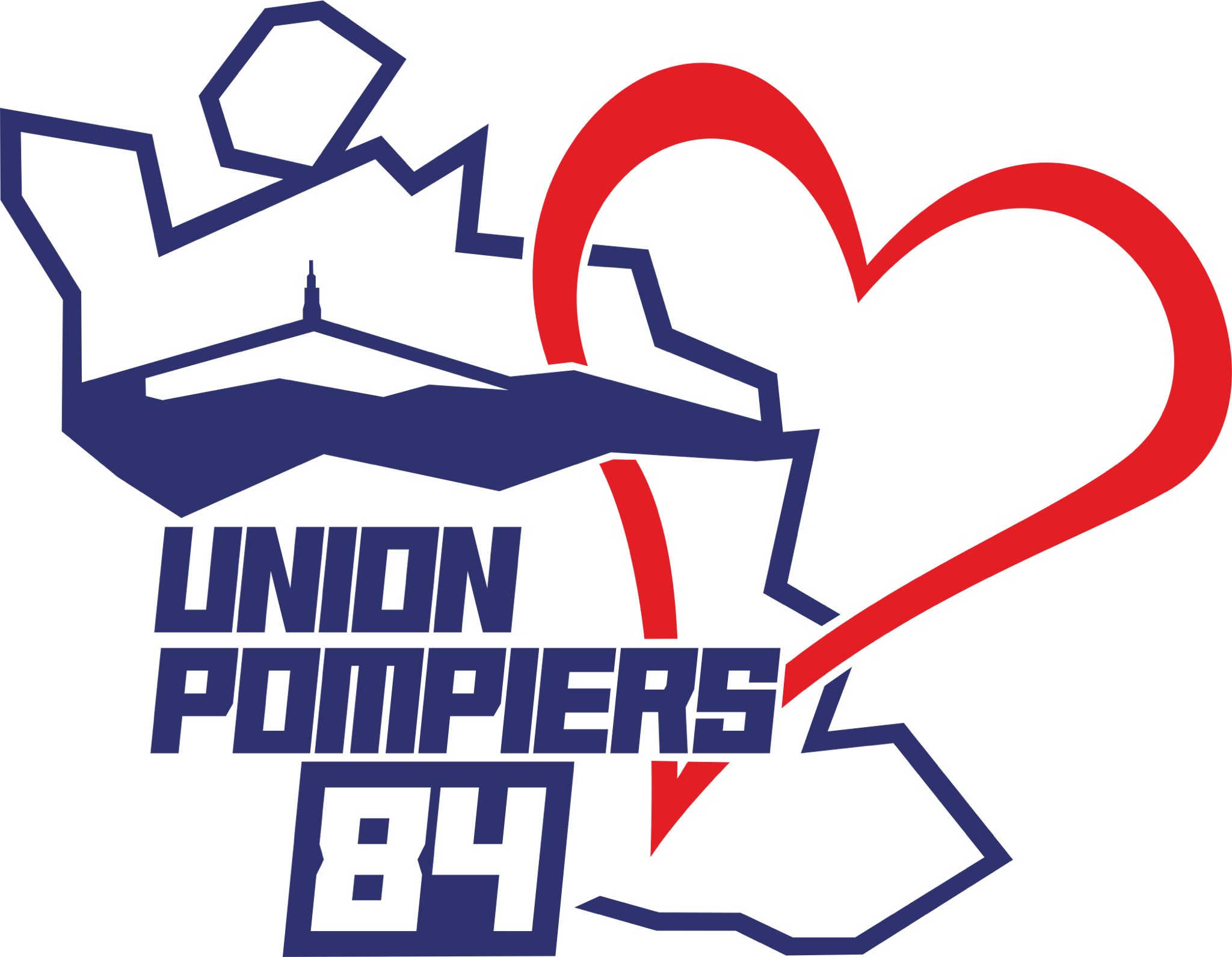 LOGO UNION POMPIERS 84